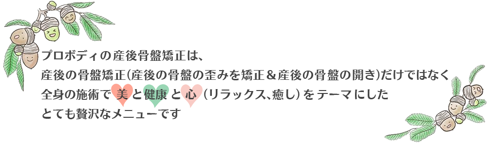 骨盤矯正は美と健康と心をテーマにした贅沢メニュー